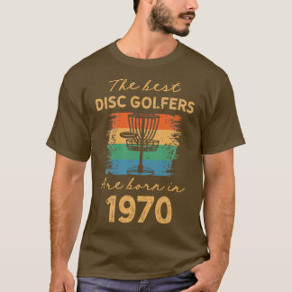 50.ª camiseta de golf de disco de cumpleaños con 5