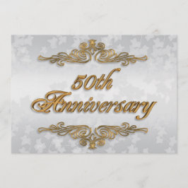 50.ª carta de invitación de fiesta de aniversario 