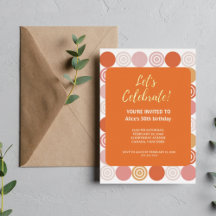 50.ª fiesta de cumpleaños Tarjeta de vacaciones de