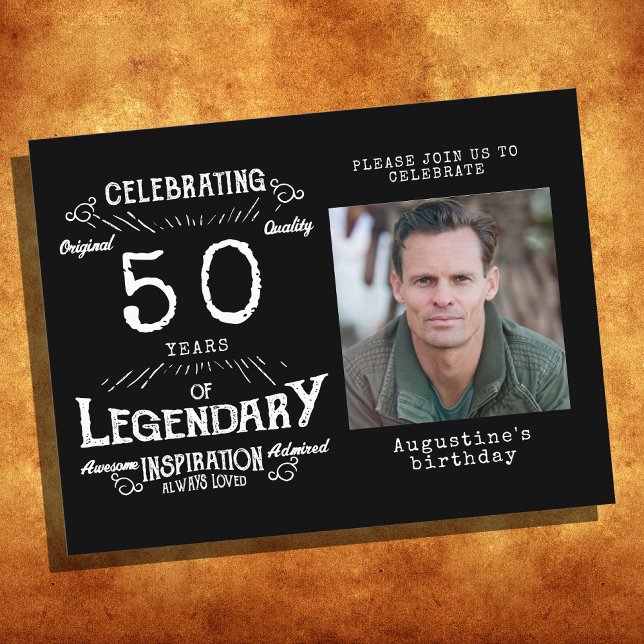 50.ª foto de cumpleaños invitaciones a cumpleaños  (Subido por el creador)