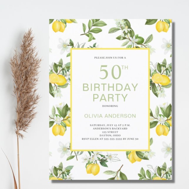 50.ª Invitación a Cítricos de Limón (Subido por el creador)