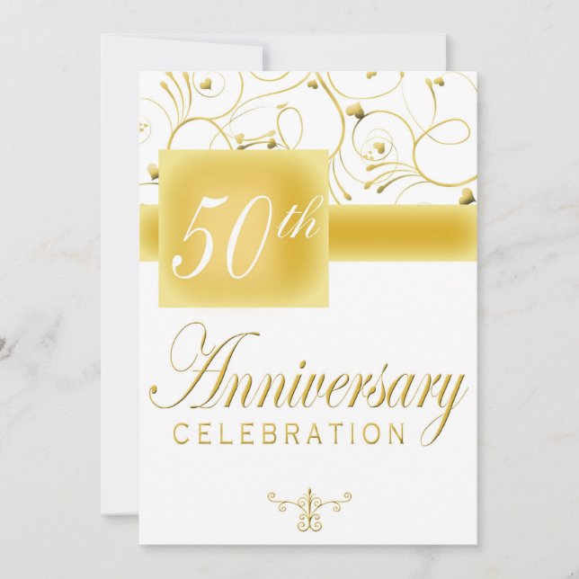 50.ª invitación a la fiesta de aniversario (Anverso)