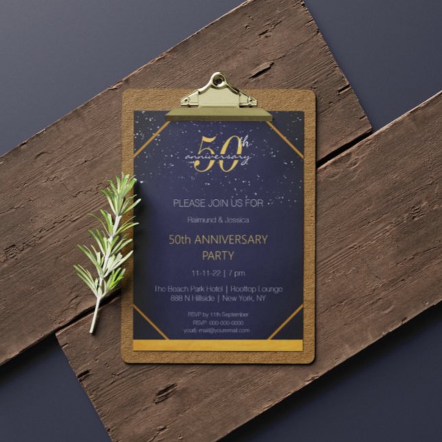 50.ª invitación a la fiesta de aniversario (Subido por el creador)