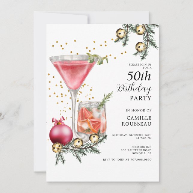 50.ª invitación a la fiesta de cócteles (Anverso)