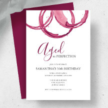 50.ª Invitación A La Fiesta De Cumpleaños