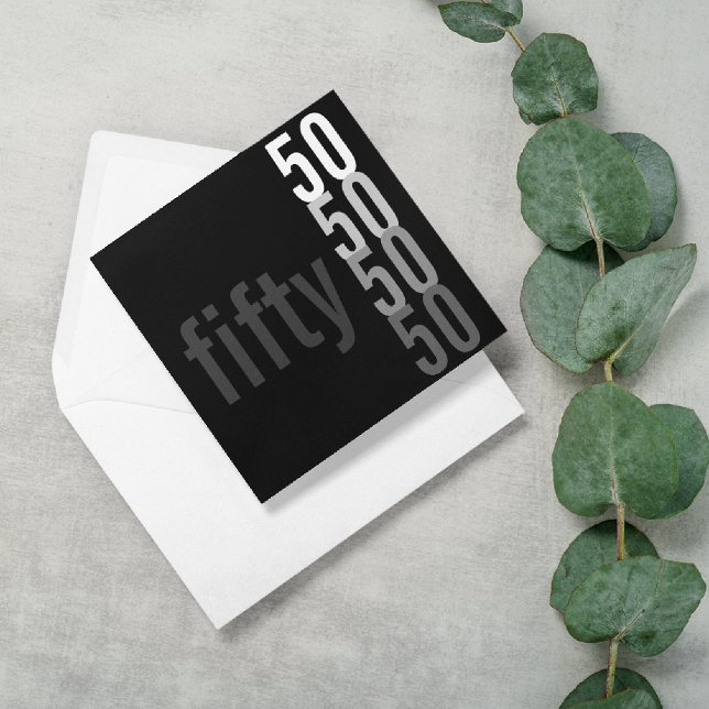 50.ª invitación a la fiesta de cumpleaños (Subido por el creador)