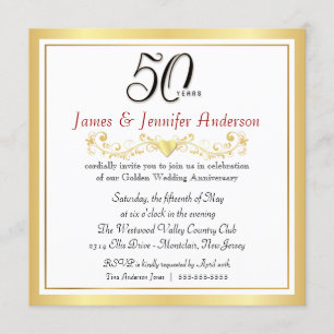 50.ª invitación a la fiesta del aniversario del Bo