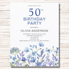 50.ª invitación a la floración azul