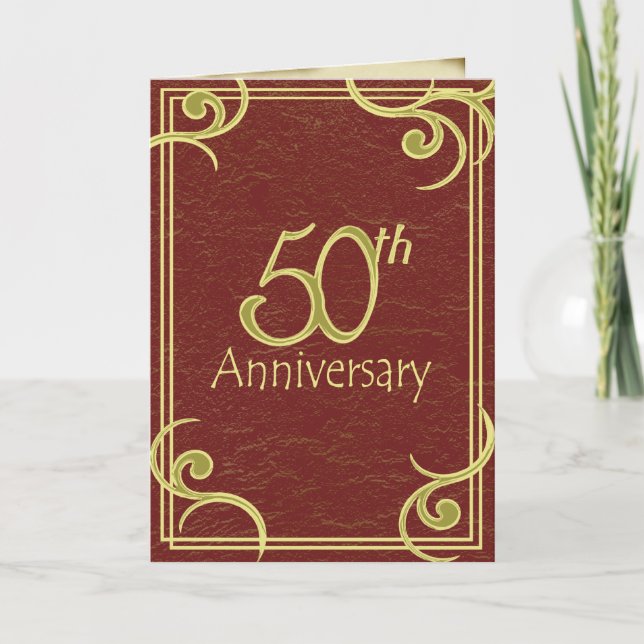 50.ª invitación al libro de aniversario (Anverso)