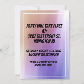 50.ª invitación de cumpleaños