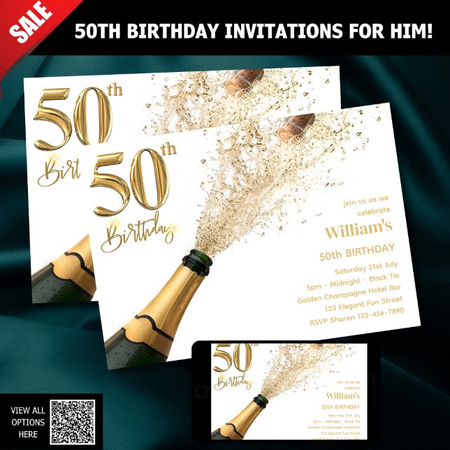 50.ª INVITACIÓN DE CUMPLEAÑOS PARA ÉL - POPS DE CH (Subido por el creador)