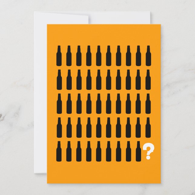 50.ª Invitación de cumpleaños - ¡Salud! (Anverso)