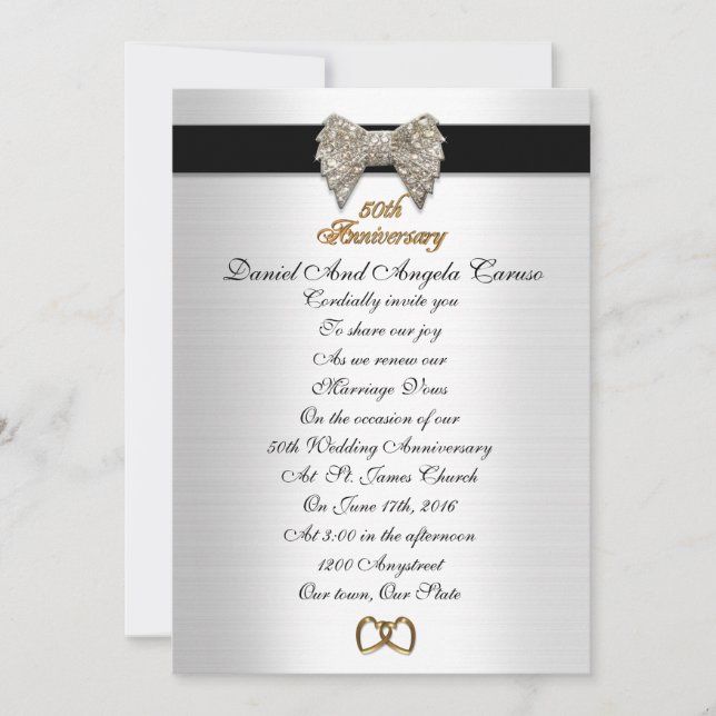 50.ª invitación formal (Anverso)
