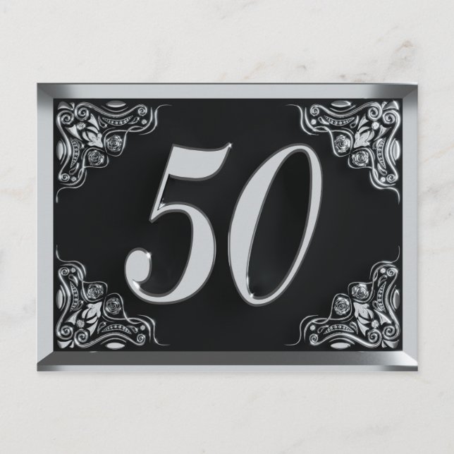 50.ª Invitación o saludo a la Plata Regal (Anverso)