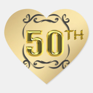 50.ª Sella Y Pegatinas De Oro