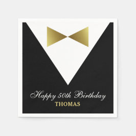 50.ª servilleta de cumpleaños | Ideas de Fiestas e