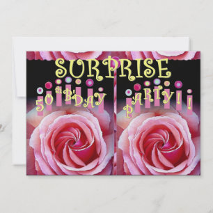 50.ª SORPRESA Invitación a la fiesta de cumpleaños