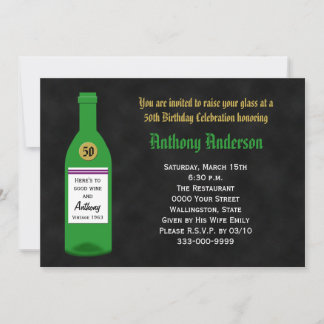 50.ª tabla de invitaciones para fiestas de cumplea