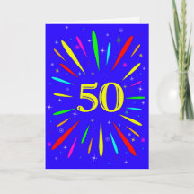 50.ª tarjeta de explosión de cumpleaños