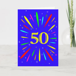 50.ª tarjeta de explosión de cumpleaños