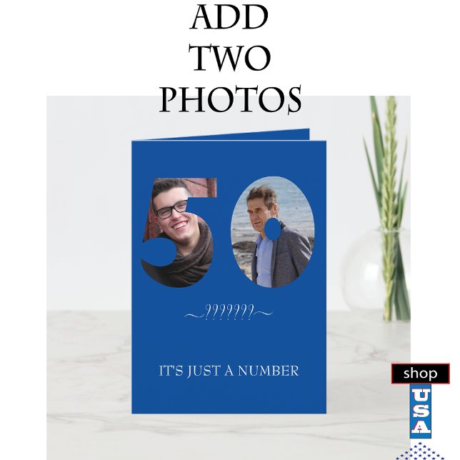 50.ª Tarjeta de plantilla de fotografía estilizada (Subido por el creador)