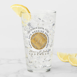 50.ª Vidrio Aniversario del Boda