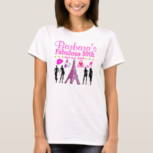 50.ª Y FABULOSA PARÍS PERSONALIZADA EN CAMISA