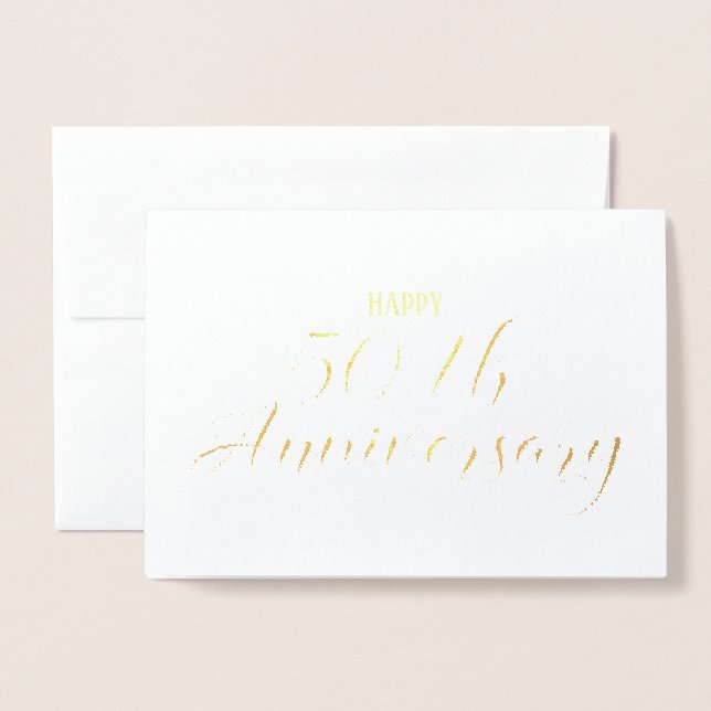 50.º Aniversario Boda Tarjeta religiosa (Anverso con sobre)