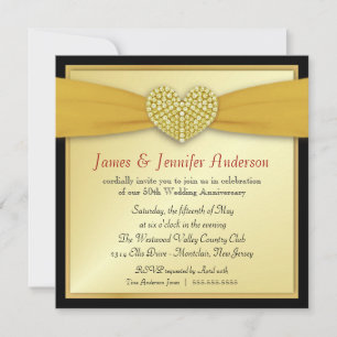 50.º Aniversario de Oro Invitaciones a la Fiesta d