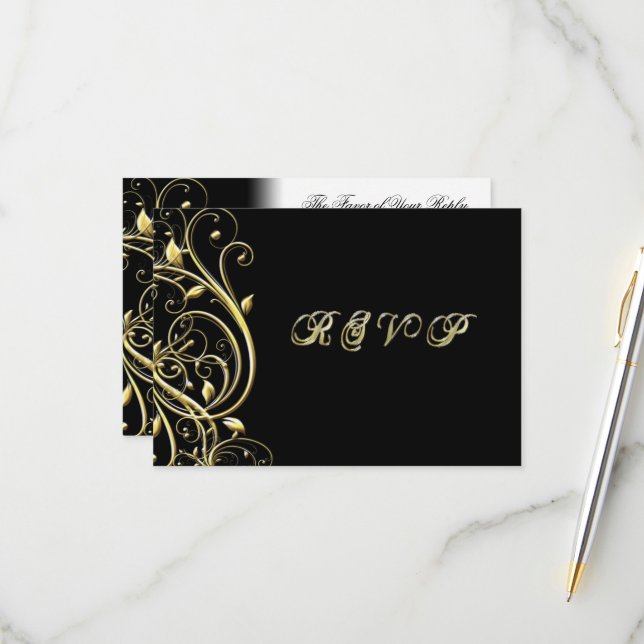 50.º aniversario del Boda RSVP (Anverso/Reverso In Situ)