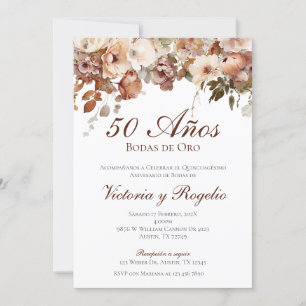 50.º Boda Aniversario Invitación