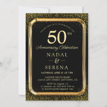 50.º Boda Aniversario Invitación