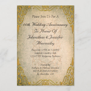 50.º Boda Aniversario Invitación