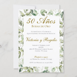 50.º Boda Aniversario Invitación