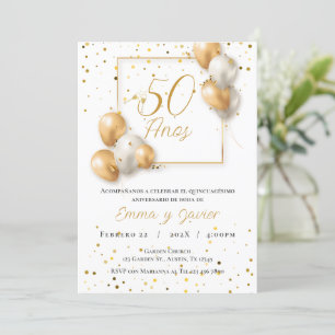 50.º Boda Aniversario Invitación