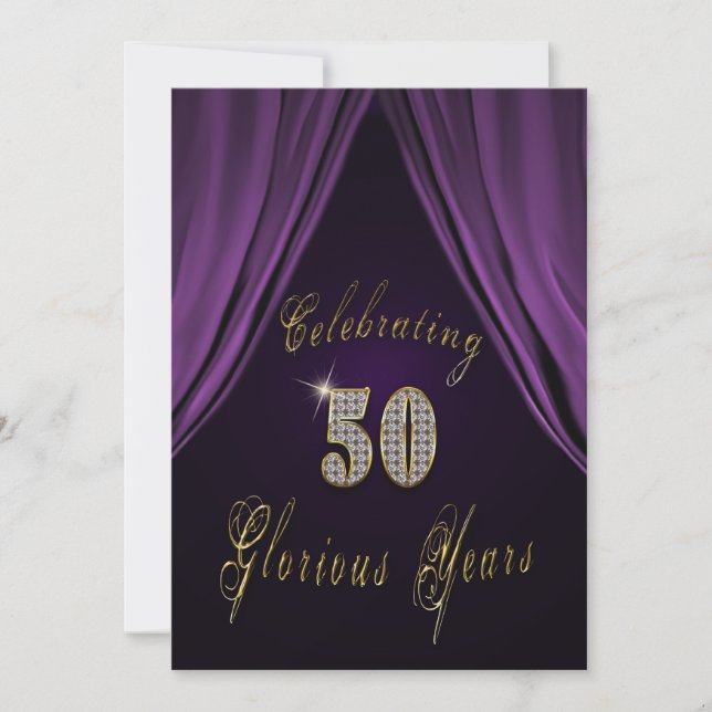 50.º Boda Aniversario Invitación (Anverso)