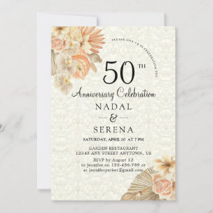 50.º Boda Aniversario Invitación
