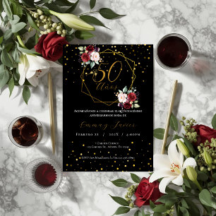 50.º Boda Aniversario Invitación