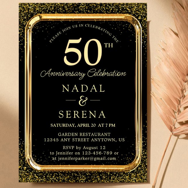 50.º Boda Aniversario Invitación (Subido por el creador)