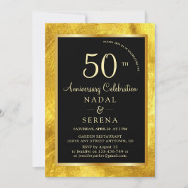 50.º Boda Aniversario Invitación