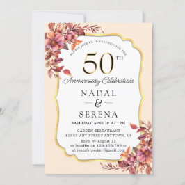 50.º Boda Aniversario Invitación