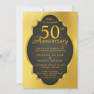 50.º Boda Aniversario Invitación