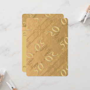 50.º Boda Aniversario Invitación