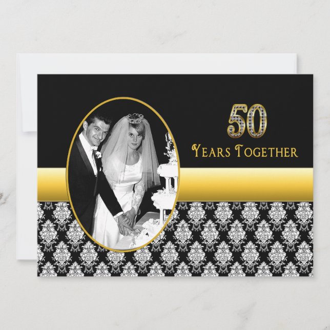 50.º Boda Aniversario Invitaciones (Anverso)