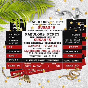 50.º Concierto de Cumpleaños Invitación a la Fiest