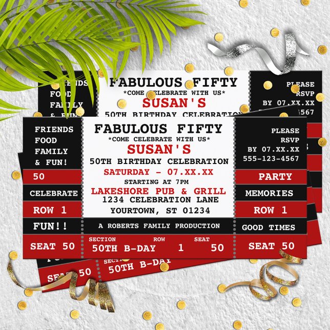 50.º Concierto de Cumpleaños Invitación a la Fiest (Subido por el creador)