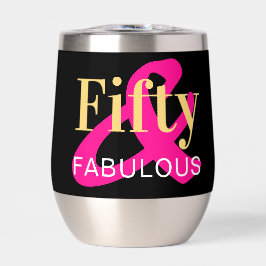 50.º cumpleaños 50 Fabuloso Fiesta Hot Pink