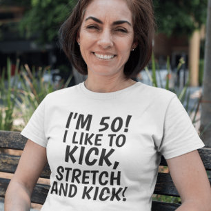 50.º CUMPLEAÑOS DAMAS DIVERSAS CAMISETA