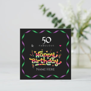 50.º cumpleaños para alguien fabuloso