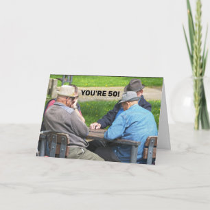 50.º CUMPLEAÑOS PARA ÉL TARJETAS DE DIVERSIÓN